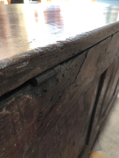 Antique Oak Mule Chest