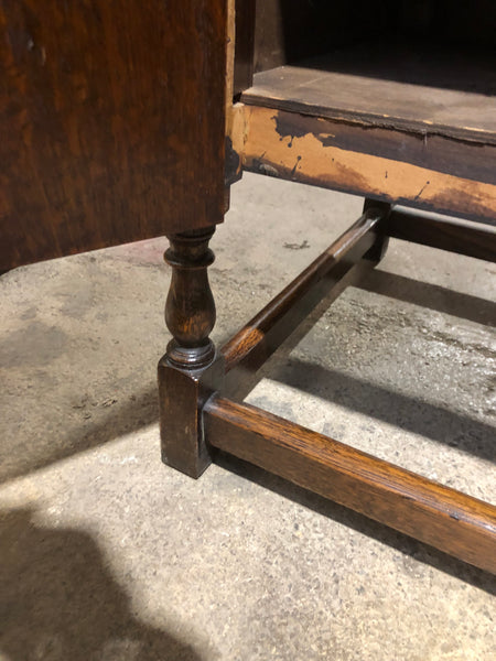 GHC - Small Vintage Oak Veneer Cabinet