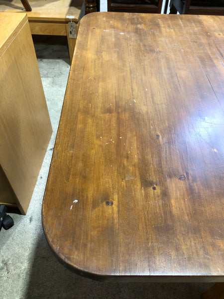 Large Extending Pine Dining Table