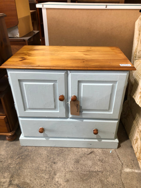 Blue Painted Cabinet