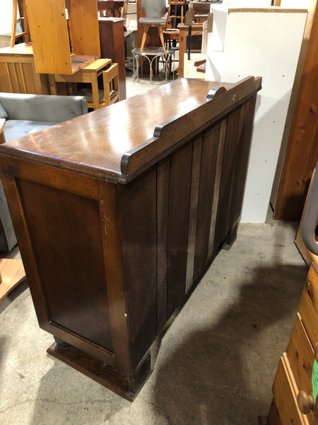 Vintage Art Deco Oak Compact Sideboard