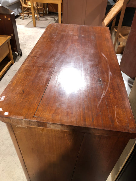 GHC - Flamed Mahogany & Walnut 2 over 3 Chest of Drawers