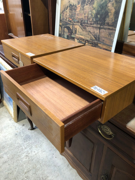 Pair of Mid Century Bedside Tables