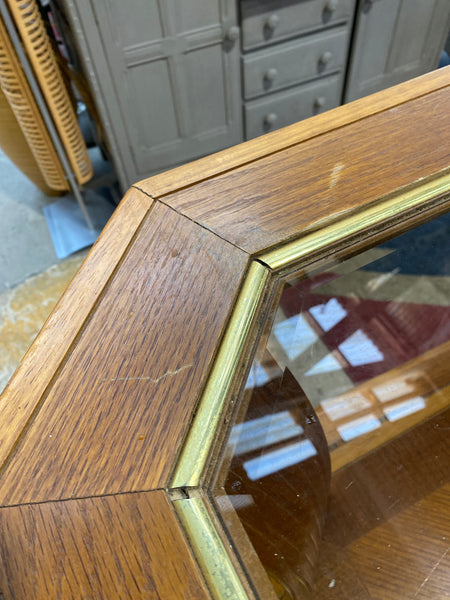 Glass Topped Coffee Table