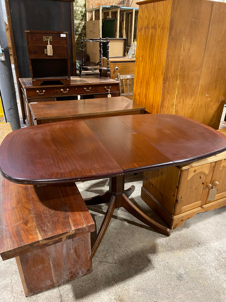 Mahogany Extendable Dining Table