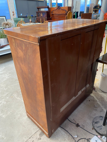 Large Satin Birch Veneer Chest of Drawers GHC