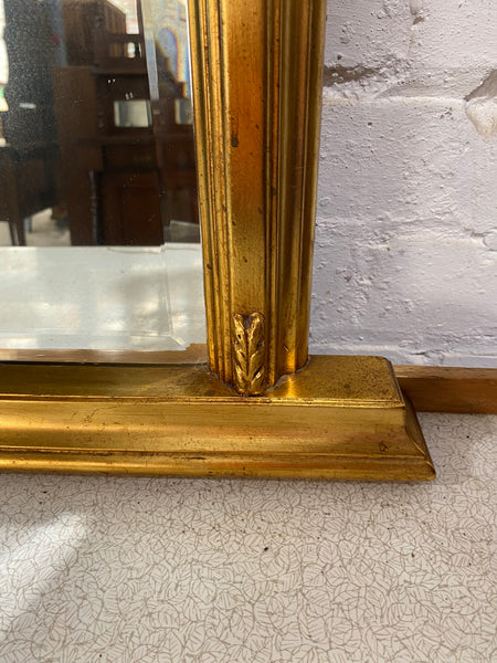 Large Gold arched Mirorr
