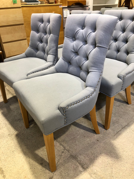 Set of 6 Scoop Back Dining Chairs
