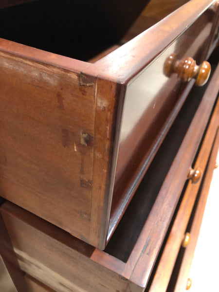 Mahogany 2 over 3 Chest of Drawers