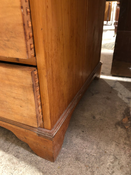 Pedestal Desk with Leather Top