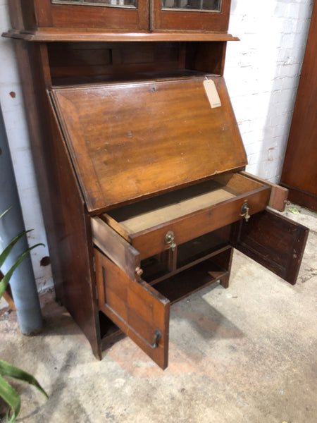 Antique Mahogany Tall Bureau