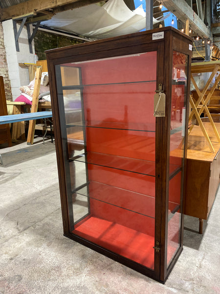 Early 20th Century Oak Display Cabinet