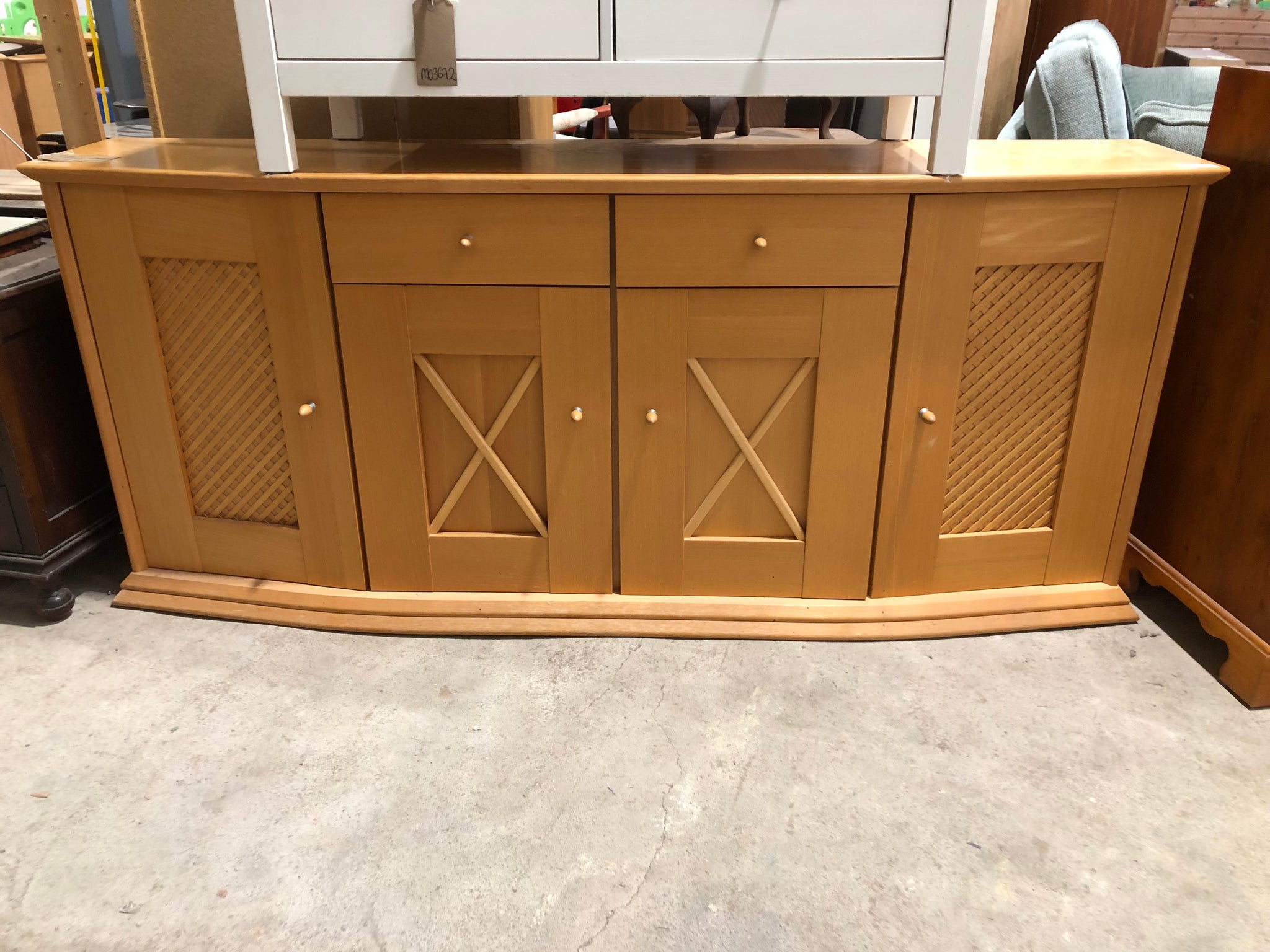 Large Veneer Sideboard