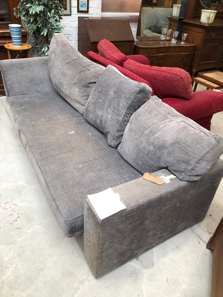 REF - Grey 3 Seater Sofa