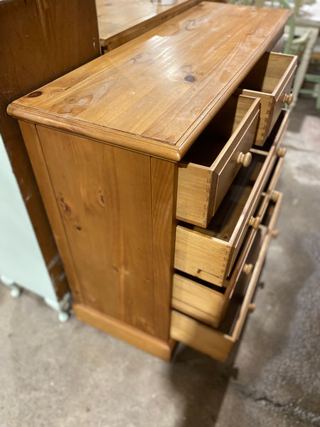 Large Pine Chest of Drawers