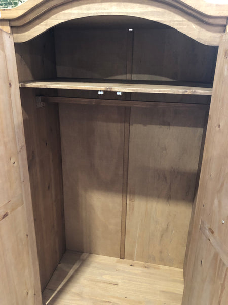 REF - Pine Double Wardrobe