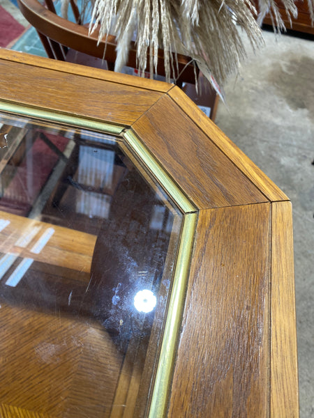 Glass Topped Coffee Table
