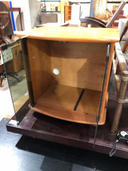 Smoked Glass Fronted Hi-Fi Unit