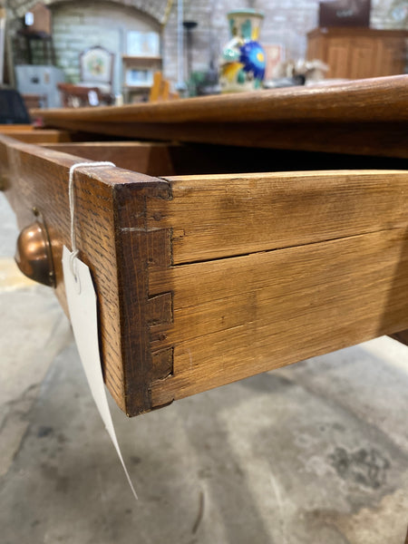 1930’s 3 Drawer Oak Desk Government Issue