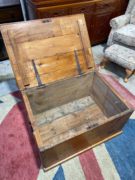 Antique Pine Trunk