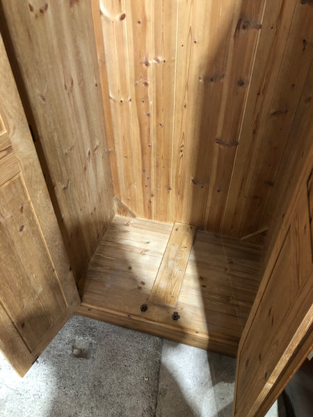 Rustic Solid Pine Wardrobe