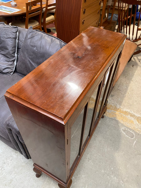 Creole Legged Glazed Bookcase