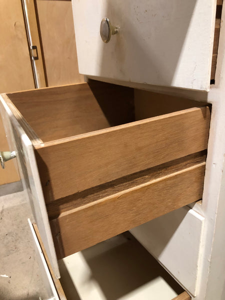 White Painted Wooden Storage Cupboard