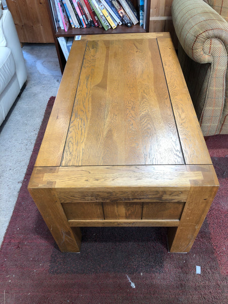 Solid Oak Coffee Table