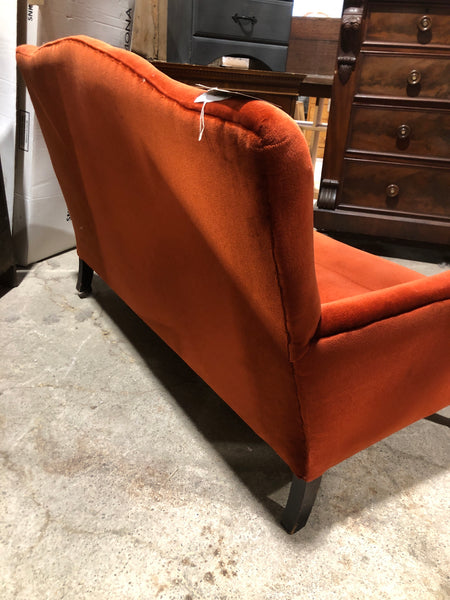 Antique French Style Upholstered 2 Seater Sofa