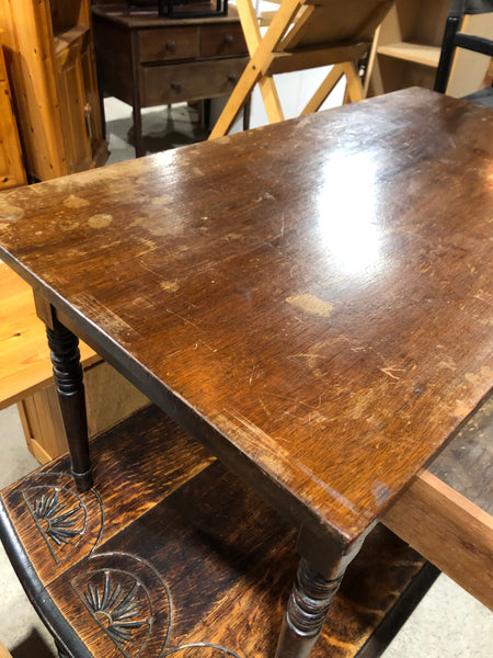 Vintage Low Console Table with Drawer
