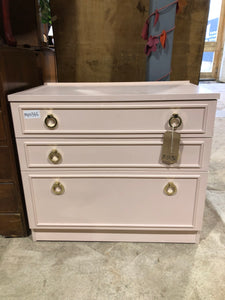 Small Pink Chest of 3 Drawers