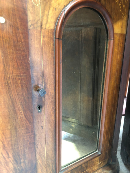 Antique Mirrored Credenza