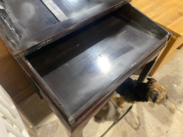 Hand Painted Laquered Antique Writing Table