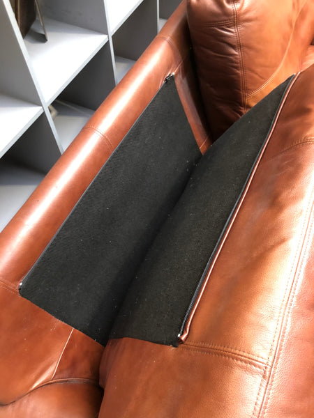 Brown Leather Sofa