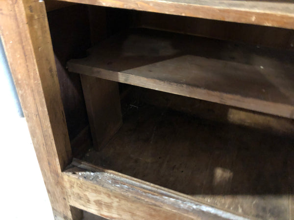 Antique Walnut Linen Cupboard