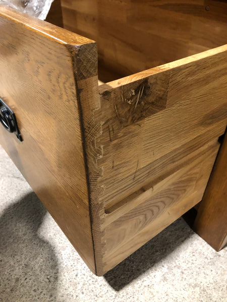 Solid Oak Double Wardrobe