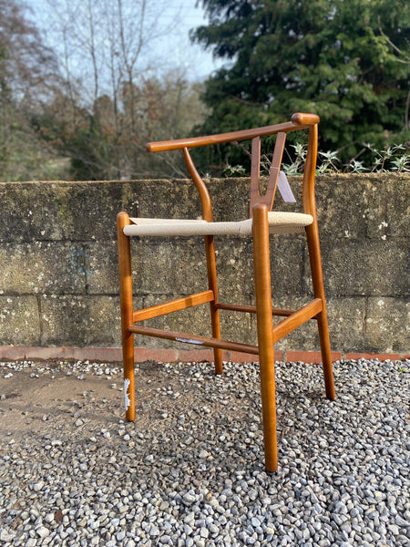 Mid Century Modern Wishbone Barstool