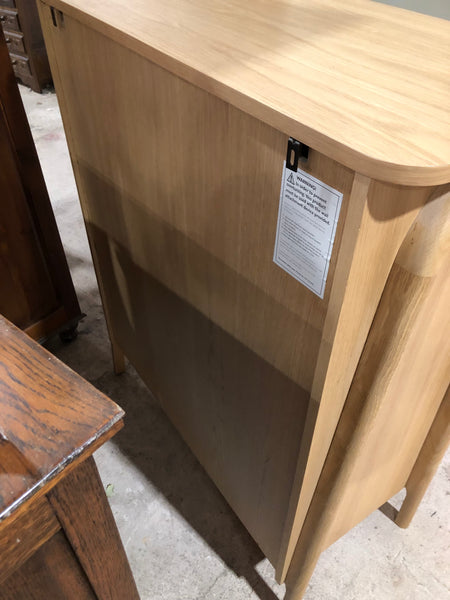 John Lewis Contemporary Oak Tallboy Chest of Drawers