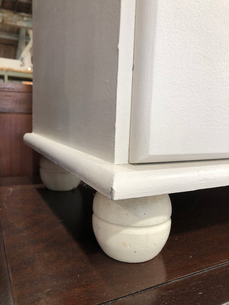 White Painted 10 Drawer Chest