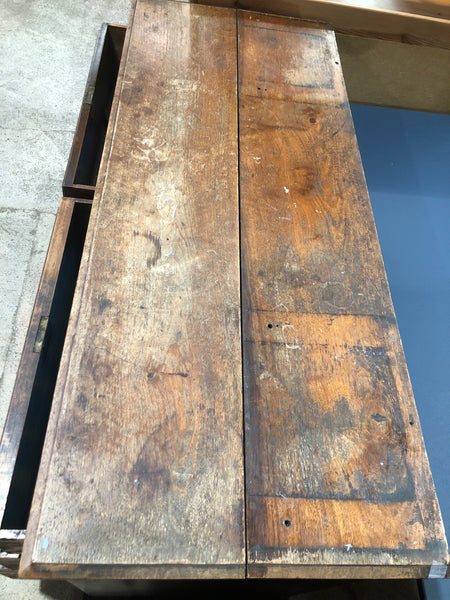 Antique 2 over 2 Oak Chest of Drawers