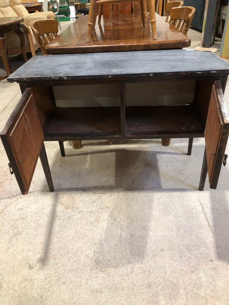 Antique Marble Top Walnut Washstand Base