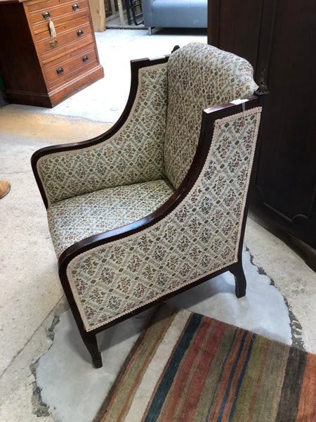 Edwardian Mahogany Armchair