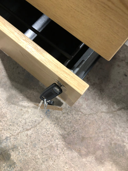 Small Veneer Filing Cabinet