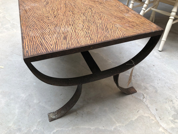 GHC - Metal & Wood Topped Coffee Table