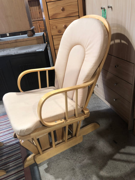 Glider Nursing Rocking chair and Footstool