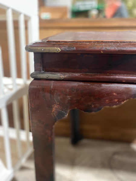 Hand Painted Laquered Antique Writing Table