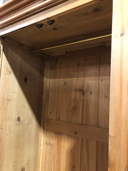 Solid Pine Double Wardrobe