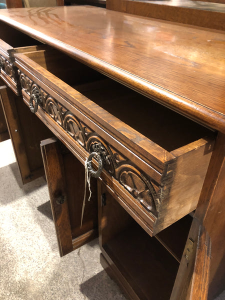 Antique Oak Dressing Table