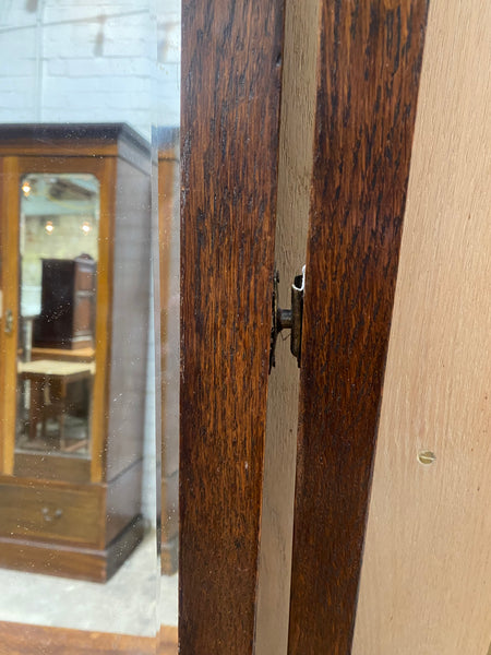 Antique Edwardian Oak Dressing Table Drawers