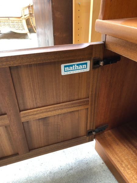 Nathan Mid Century Teak Display Cabinet - GHC